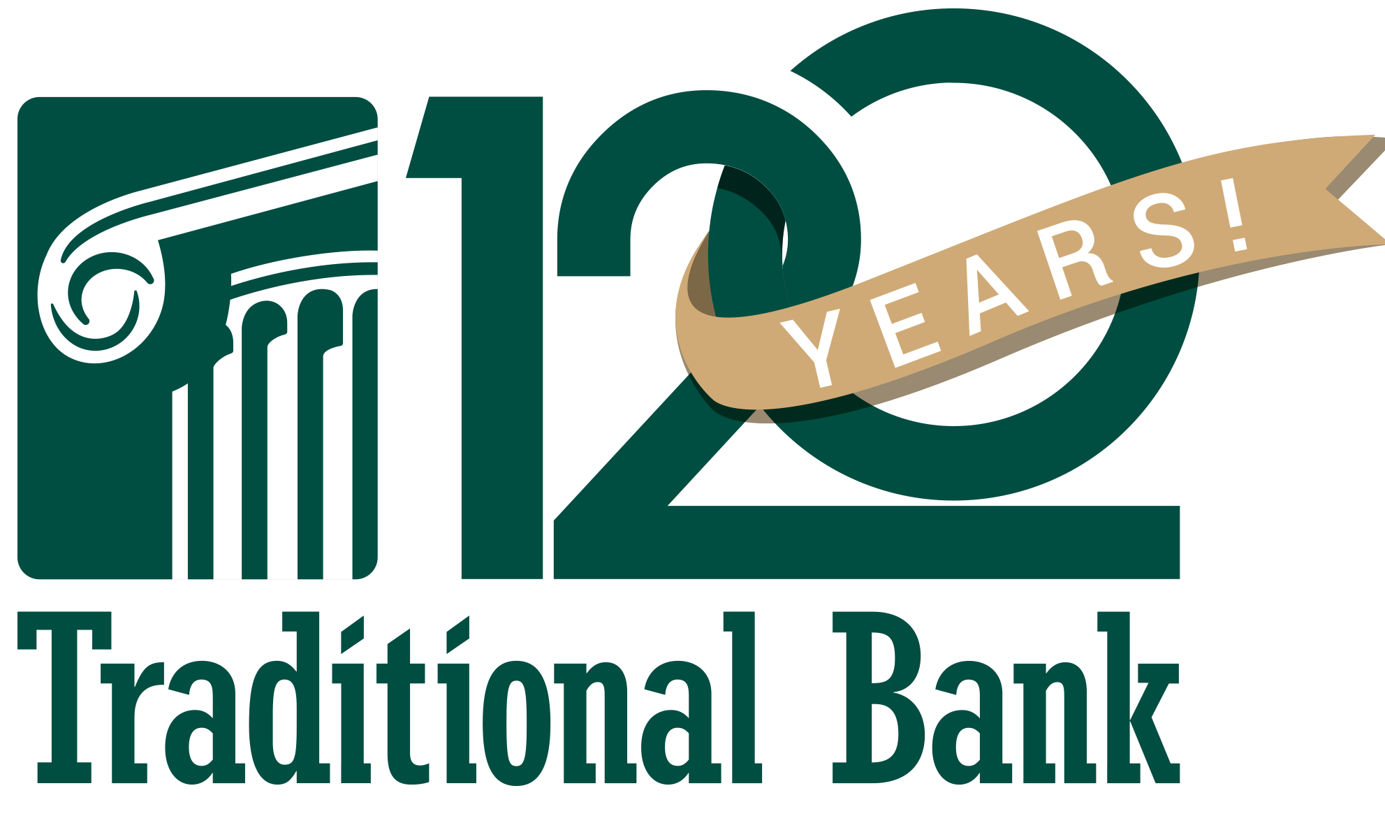 Logo Traditional Bank 120 years