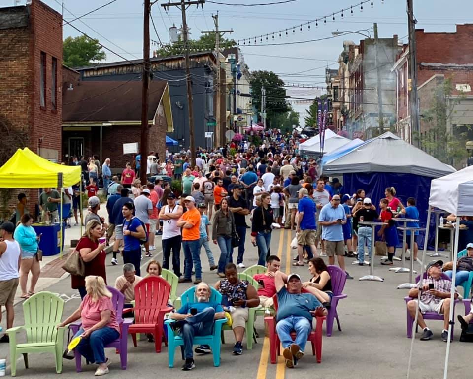 Photo of people from First Friday Market 