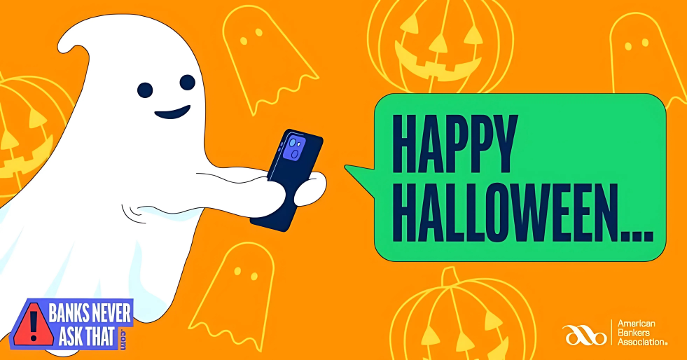 aba's banks never ask that halloween graphic