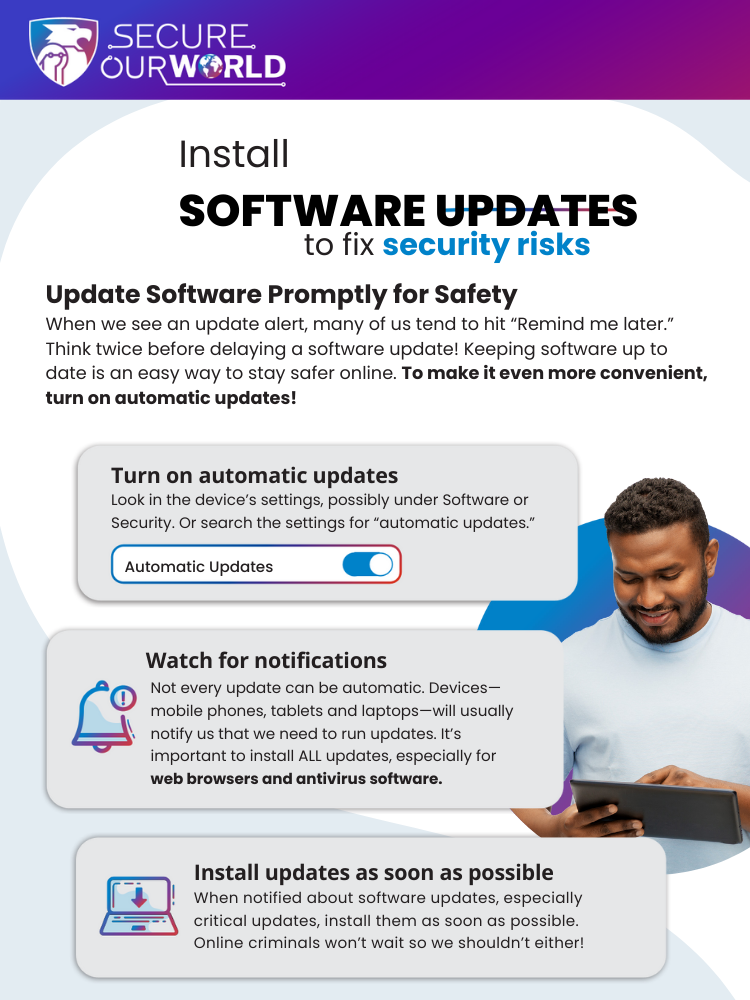 cybersecurity month software updates tip sheet