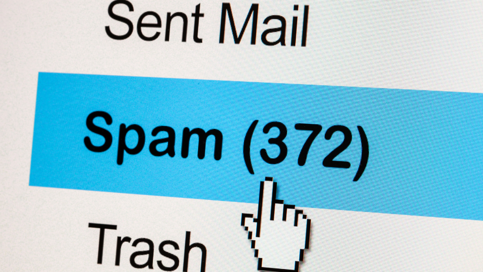 spam mail graphic