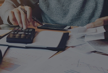 Checking accounts on traditional bank.