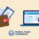 ftc article graphic identity theft with wallet and laptop