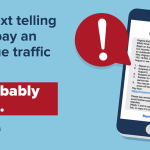 got a text saying you have an overdue traffic ticket? it's probably a scam